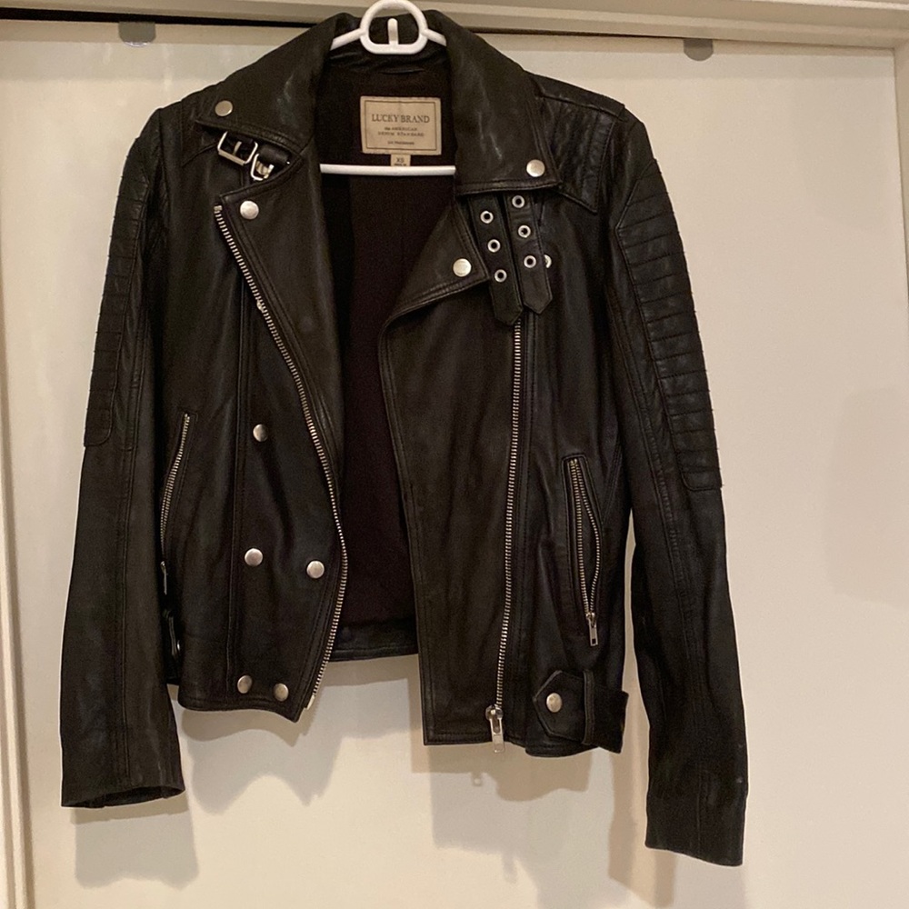 Lucky Brand lamb leather jacket